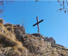 Arrivo alla Cima San Giorgio  - Silvana